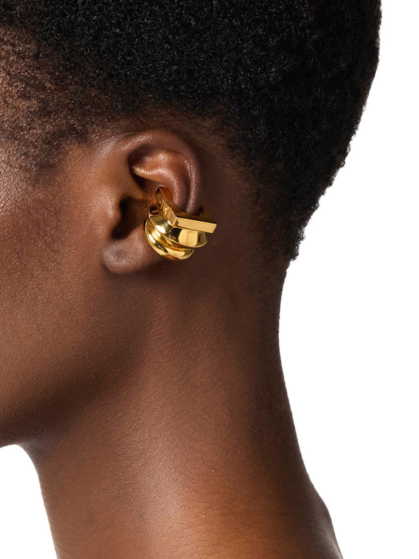 Earrings with micro logo details