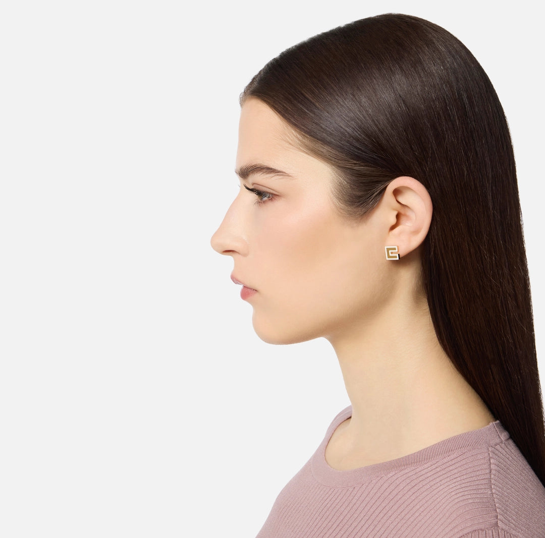 Earrings with logo