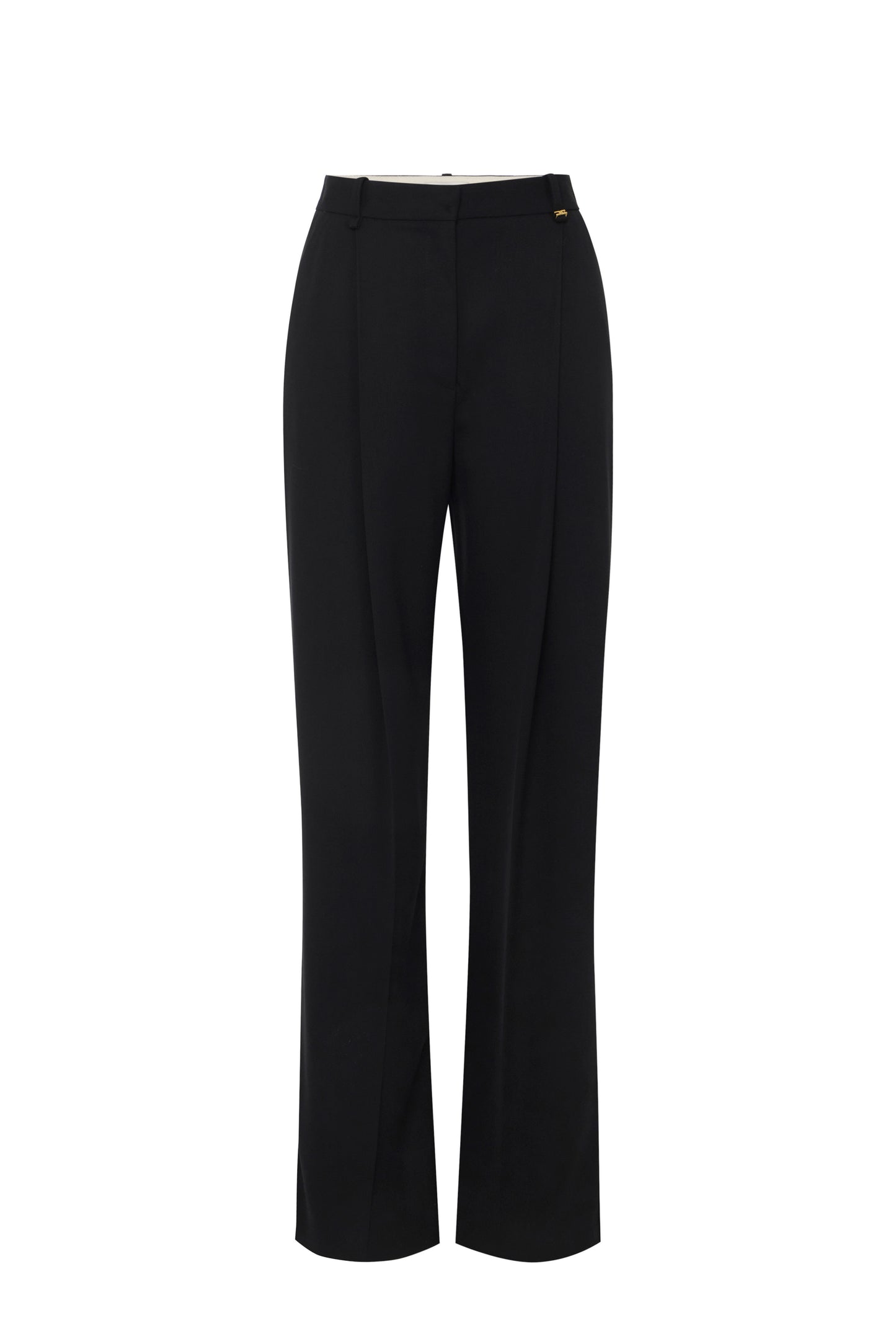 Lightweight cool wool trousers with darts