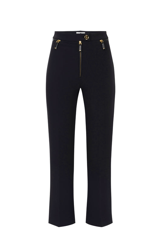 Double crêpe trousers