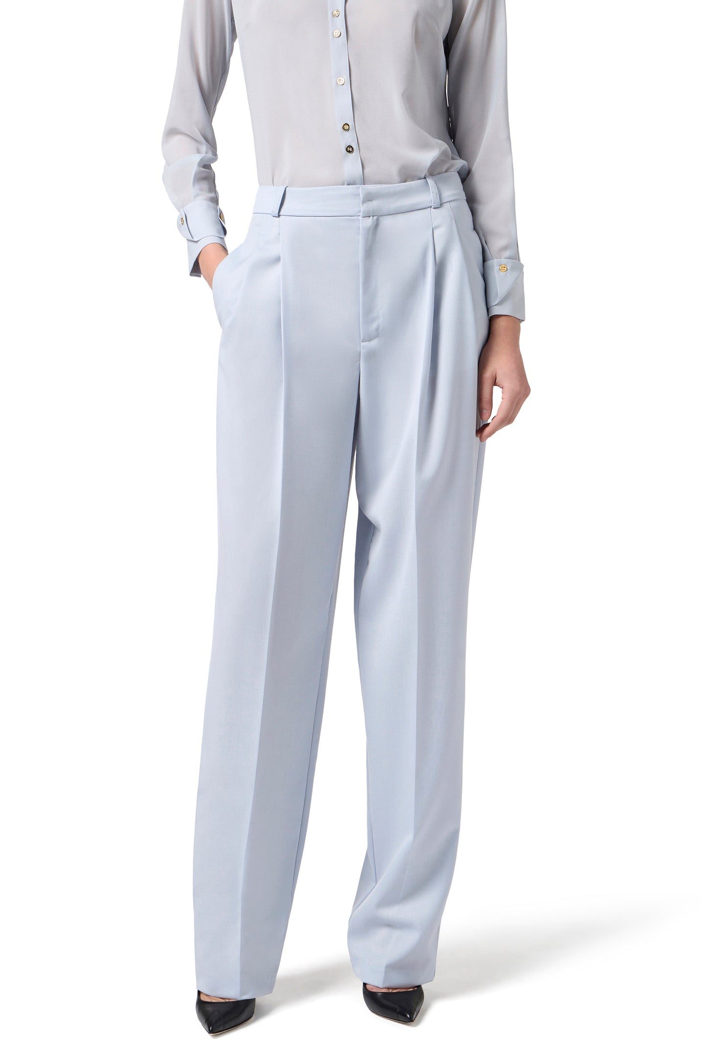 Cool wool trousers
