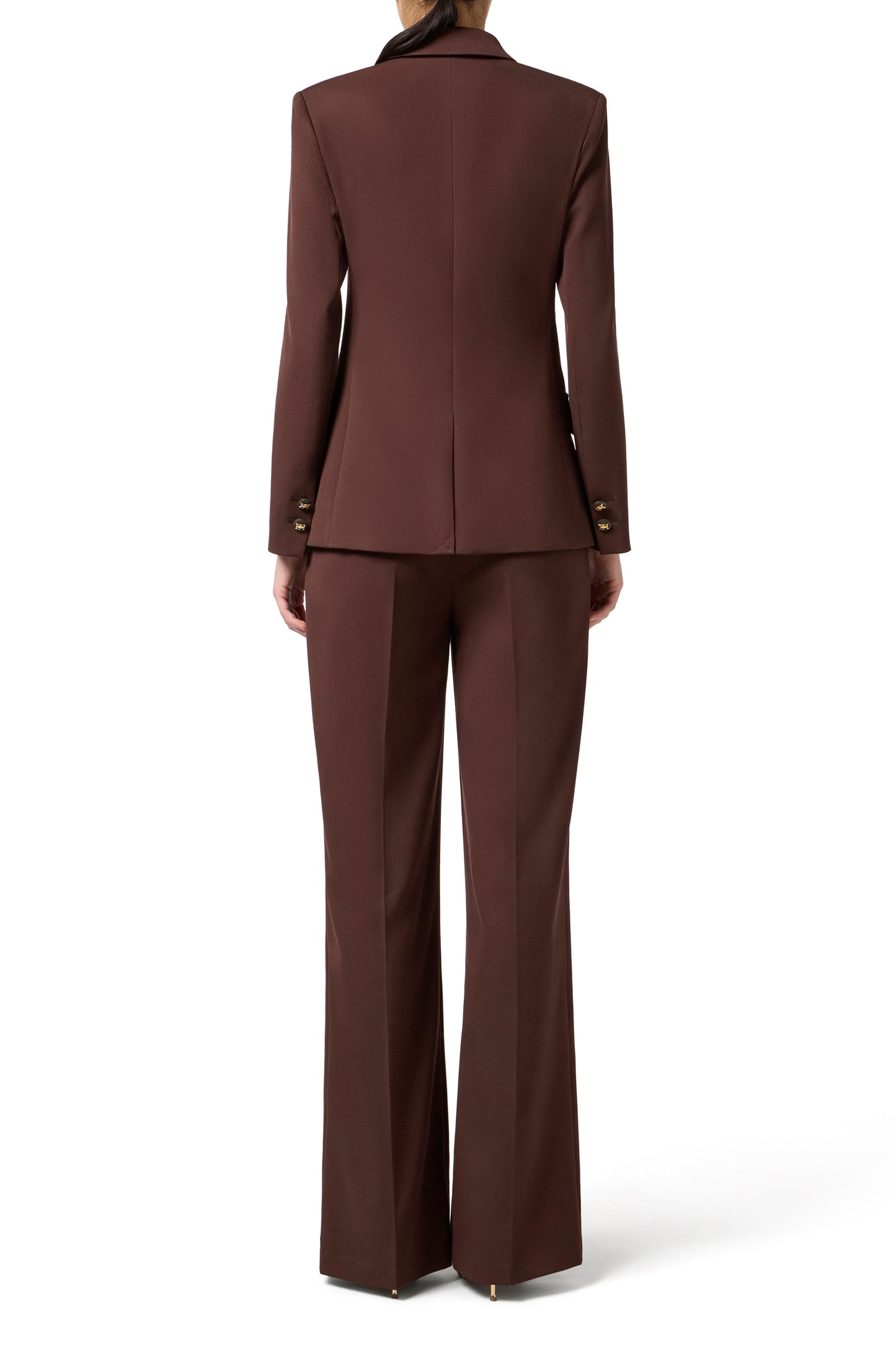 Cotton gabardine trousers