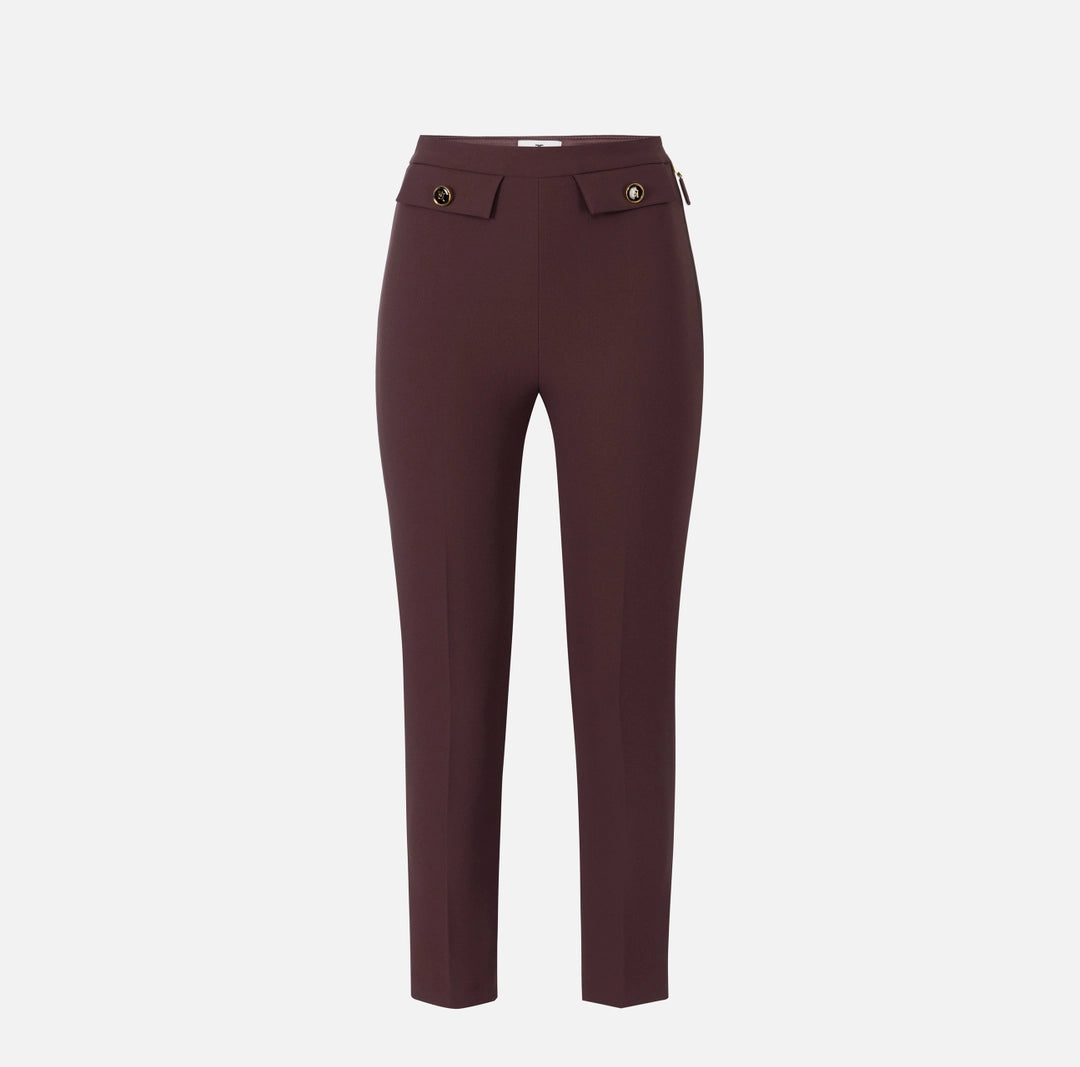 Double crêpe trousers