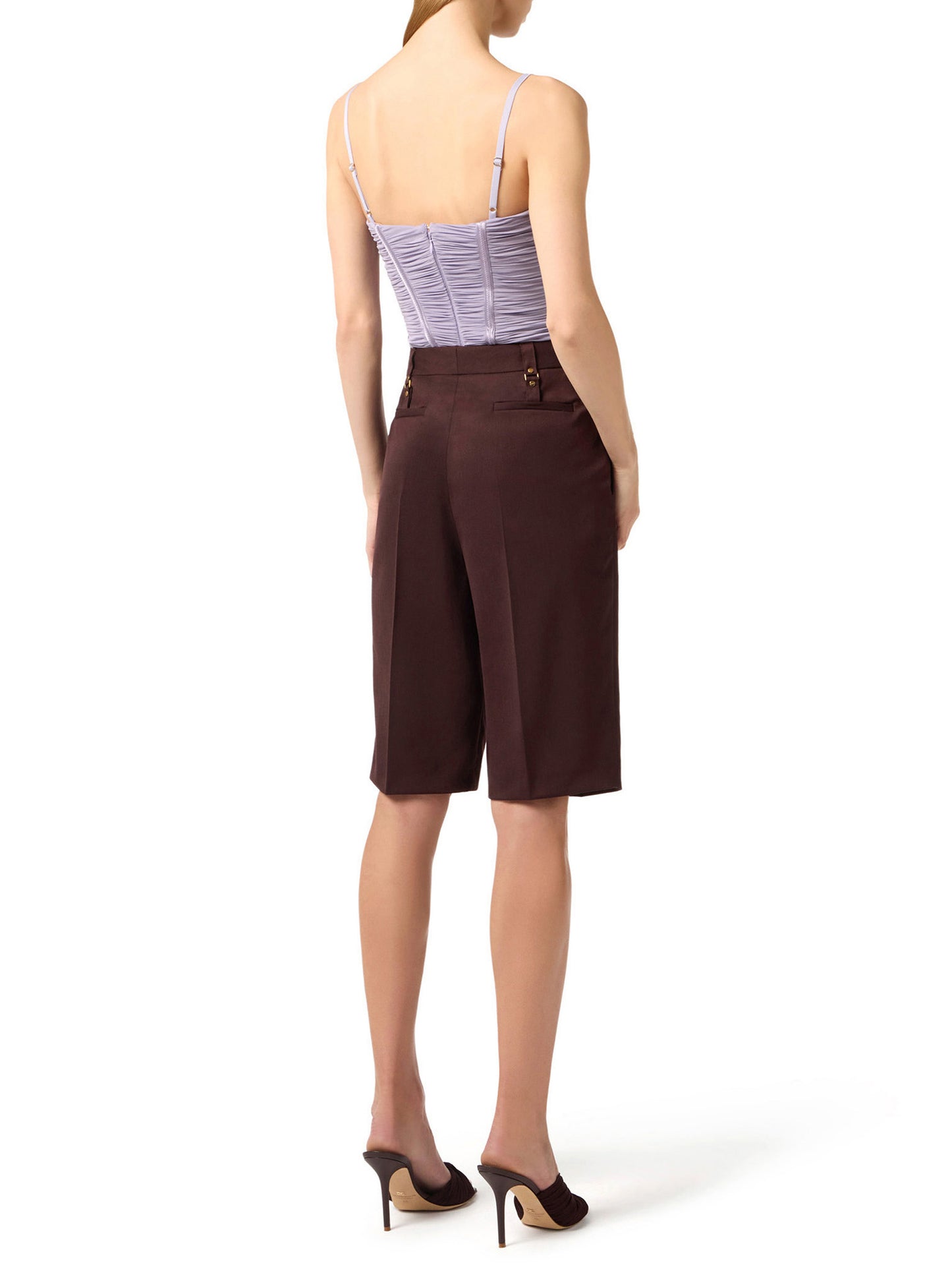 Cool wool Bermuda shorts