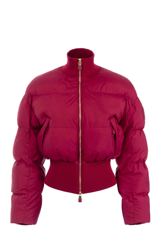 Down jacket in technical fabric