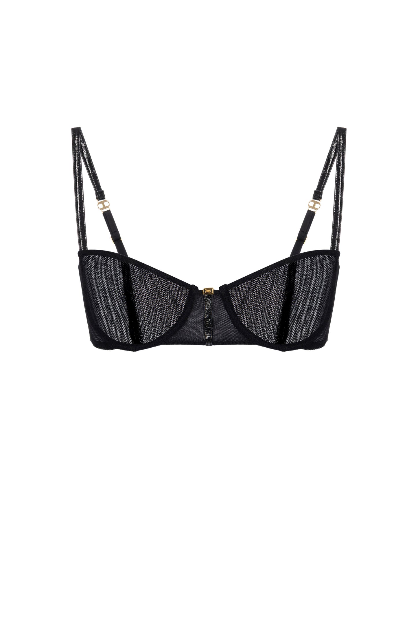 Bra in stretch tulle fabric
