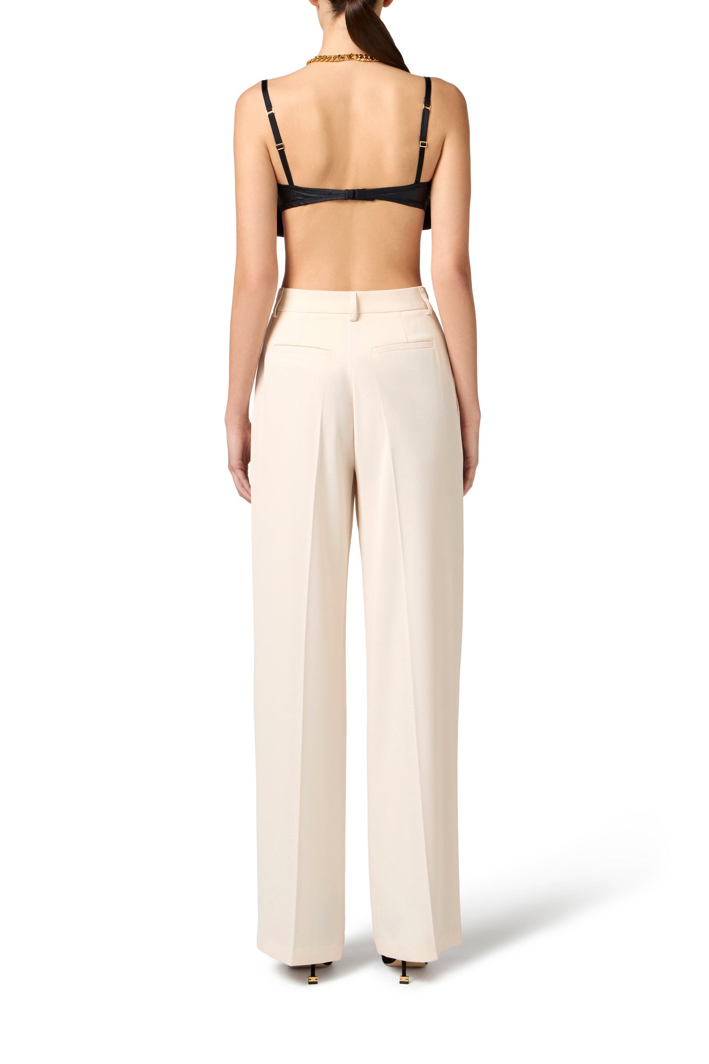 Bra in duchesse satin with bow