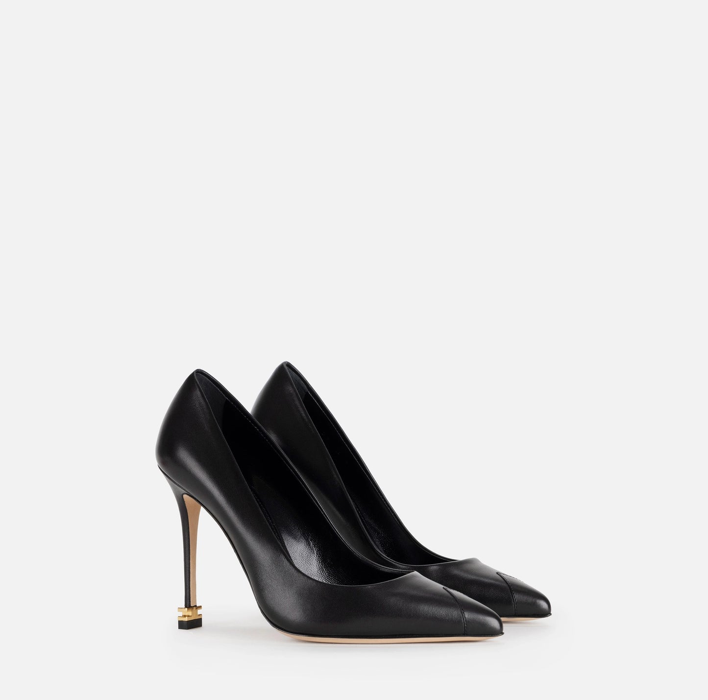 Nappa leather pumps with toecap Étoile