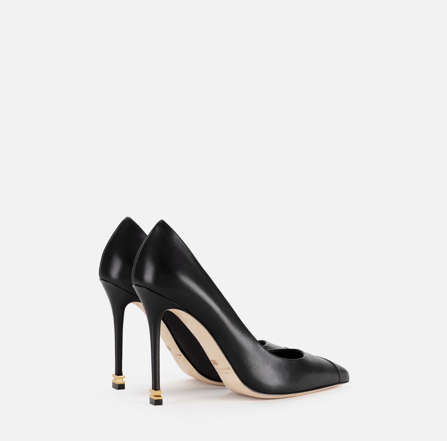 Nappa leather pumps with toecap Étoile