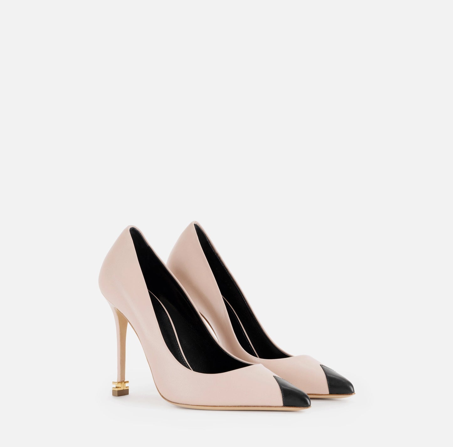 Nappa leather pumps with toecap Étoile
