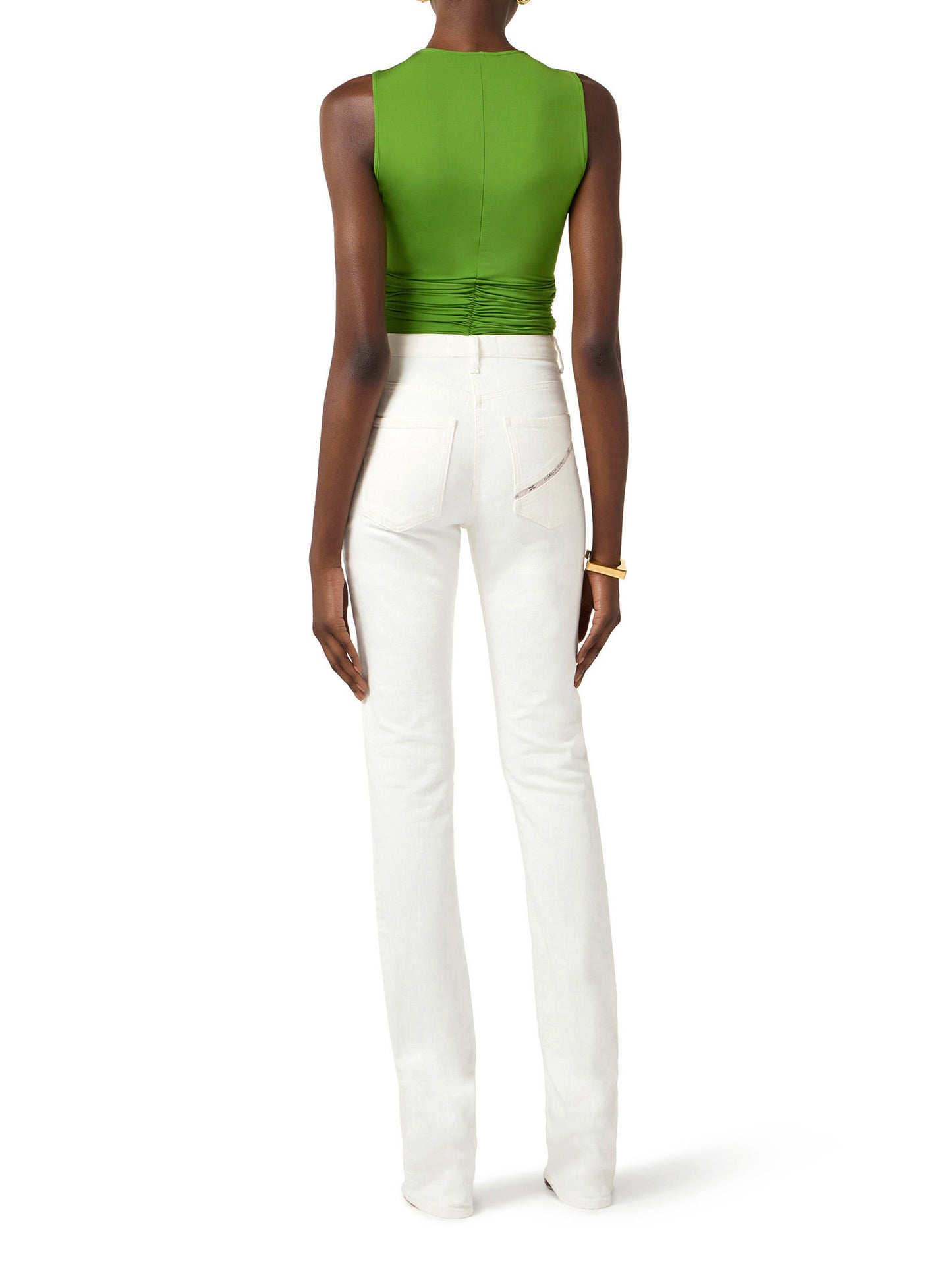 Jersey top with jewel detail