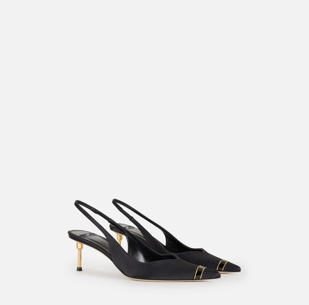 Slingback with sculpted heel