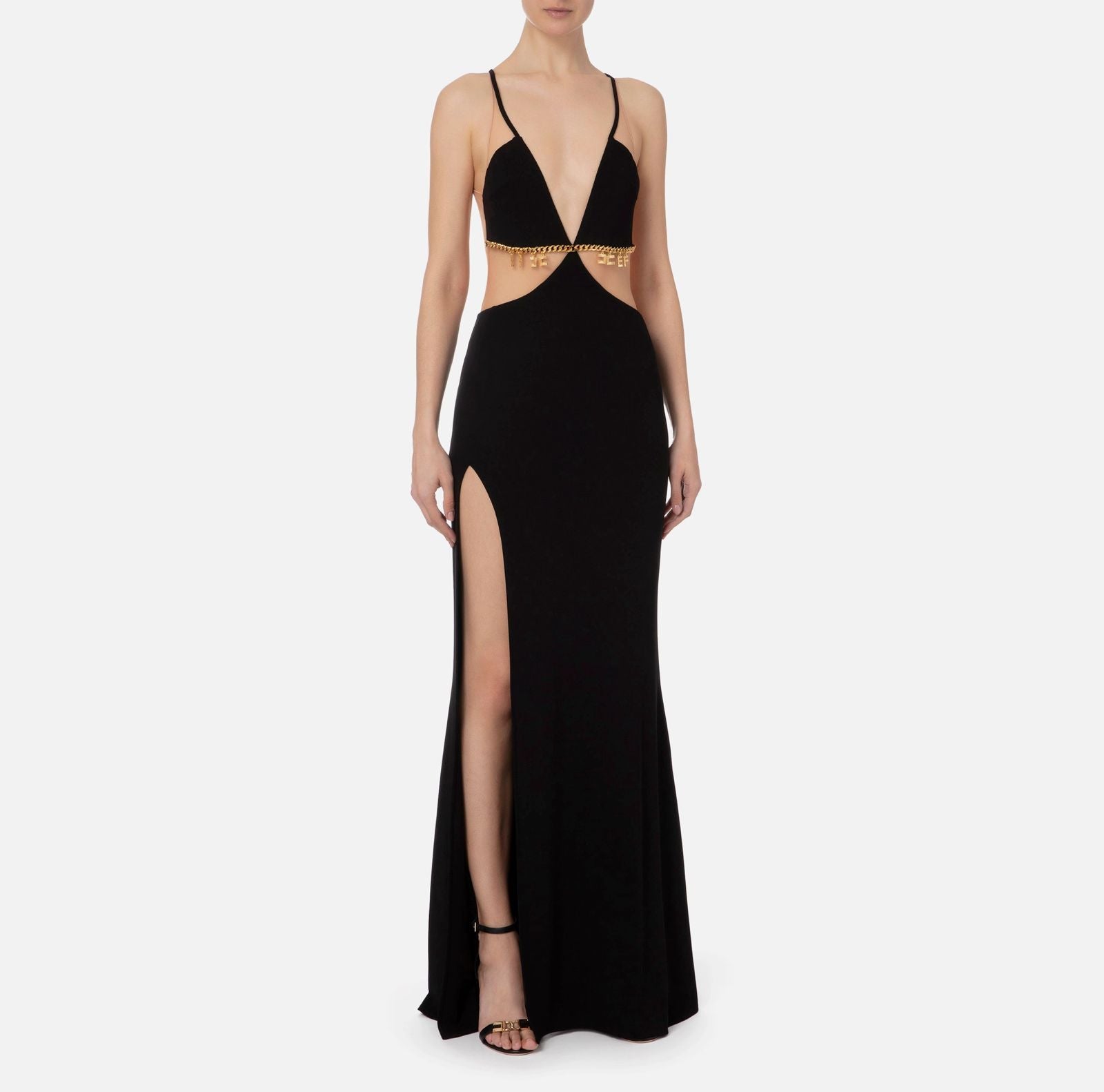 Red carpet cut out dress and charms | LAST PIECE: 40/42