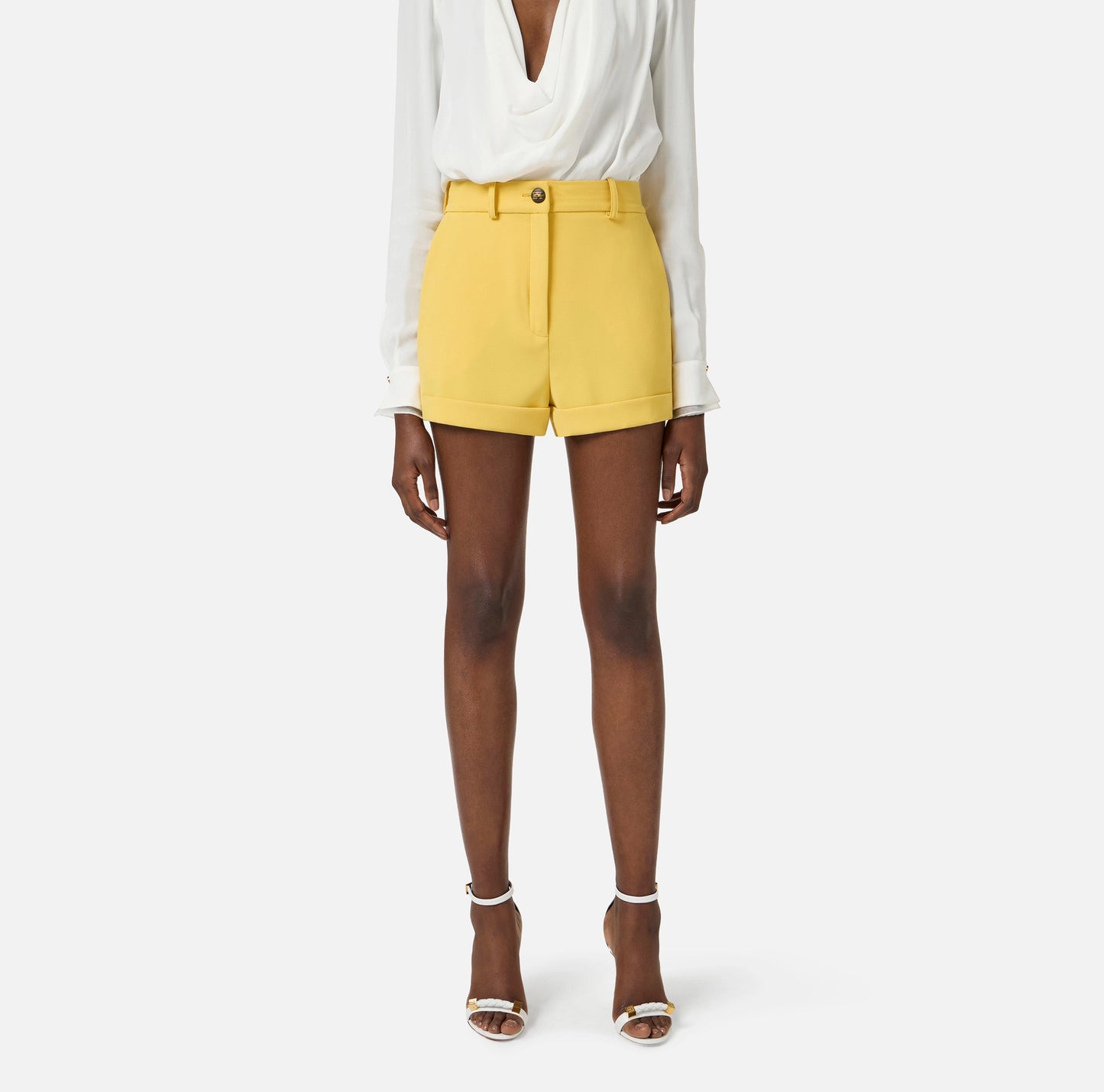 Shorts in lightweight crêpe