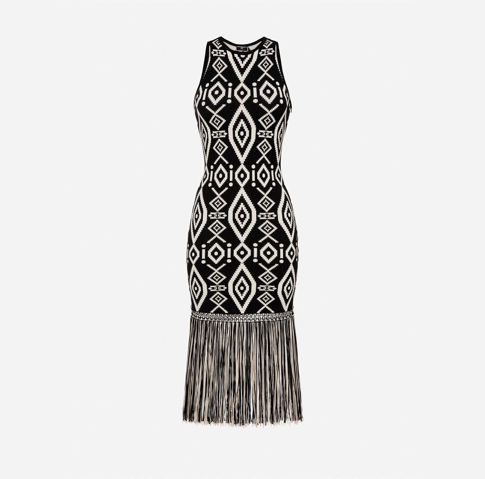 Rhombus print midi dress | LAST PIECE: 40/42