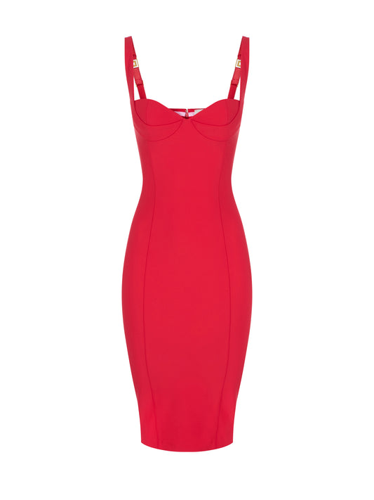 Technical fabric dress – luxury fashion at Meranesy