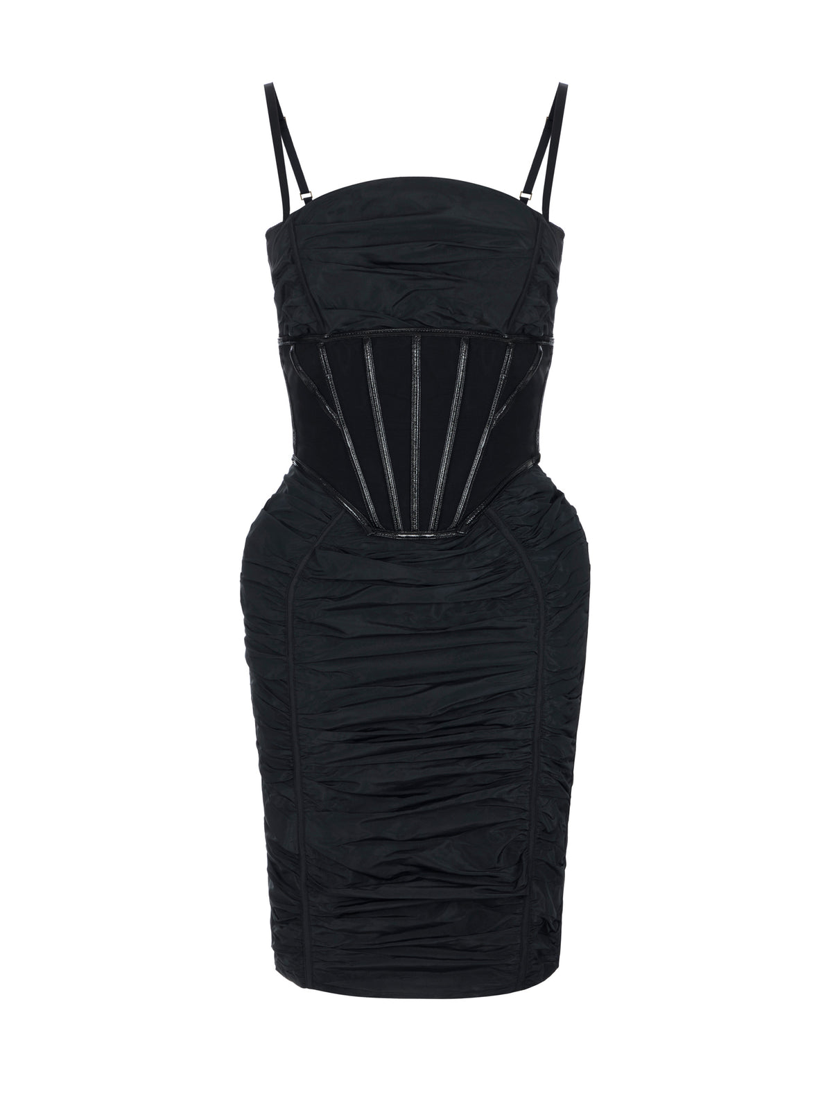 Dress in taffeta voile fabric