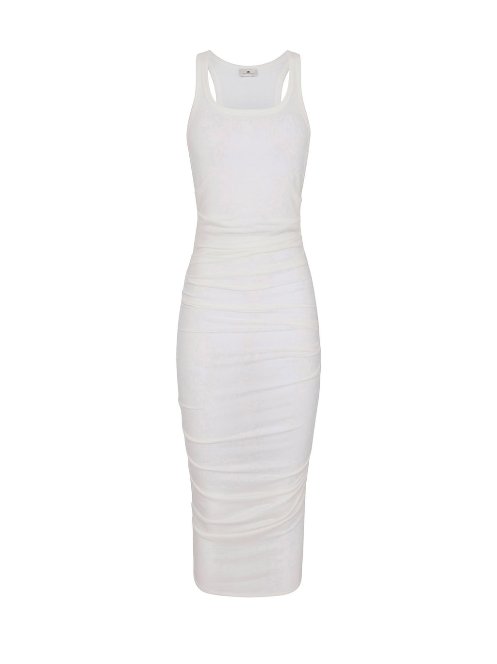 Dress in lightweight jersey fabric with embroidered logo