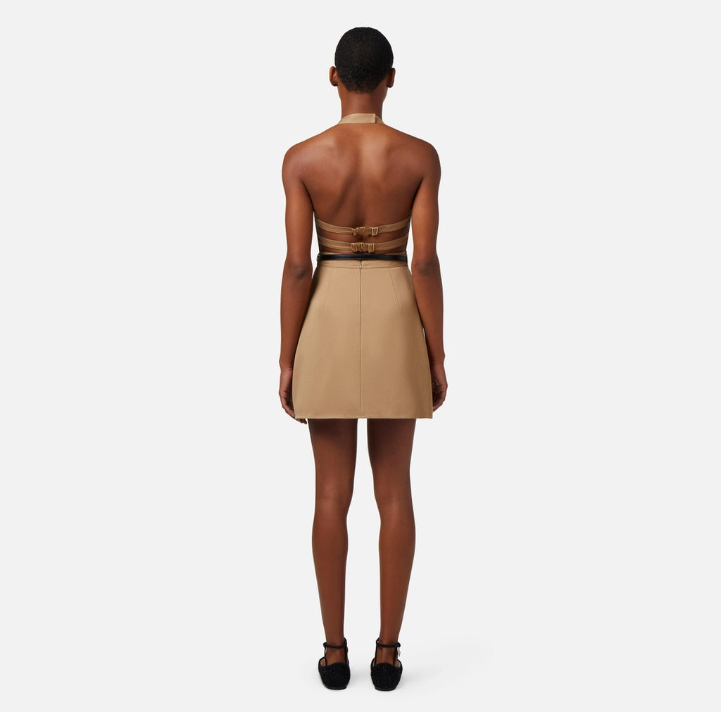 Cotton utility mini-dress | LAST PIECE: 40
