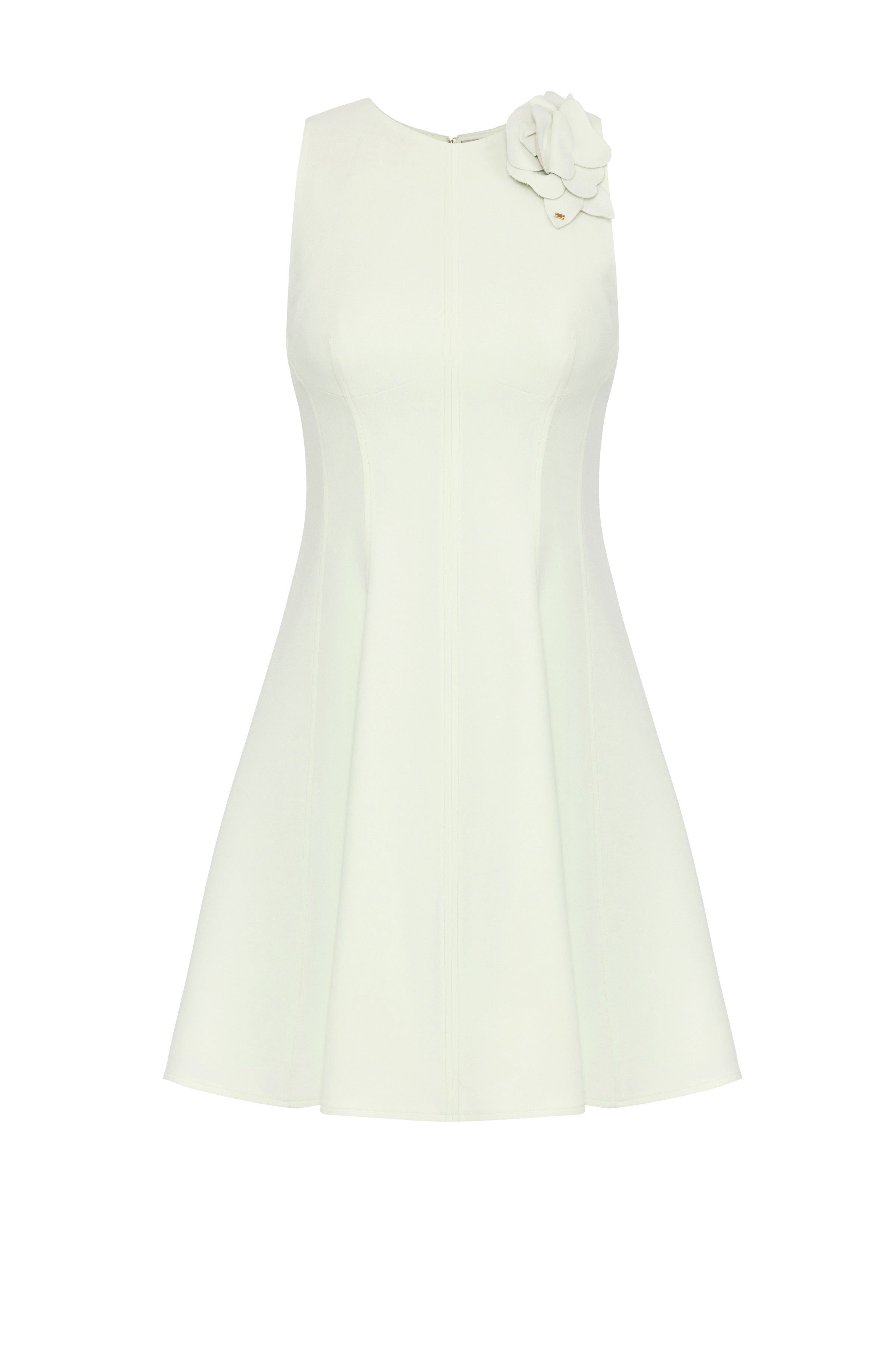 Dress in crêpe fabric with jewel belt | LAST PIECE: 40