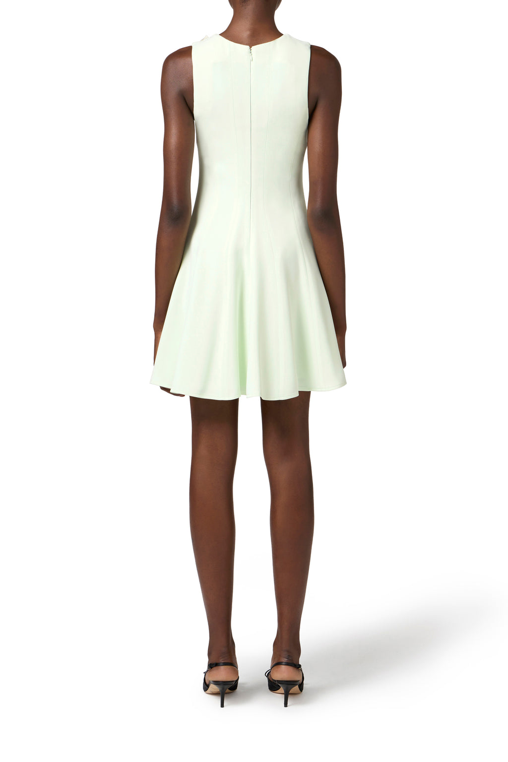 Dress in crêpe fabric with jewel belt | LAST PIECE: 40