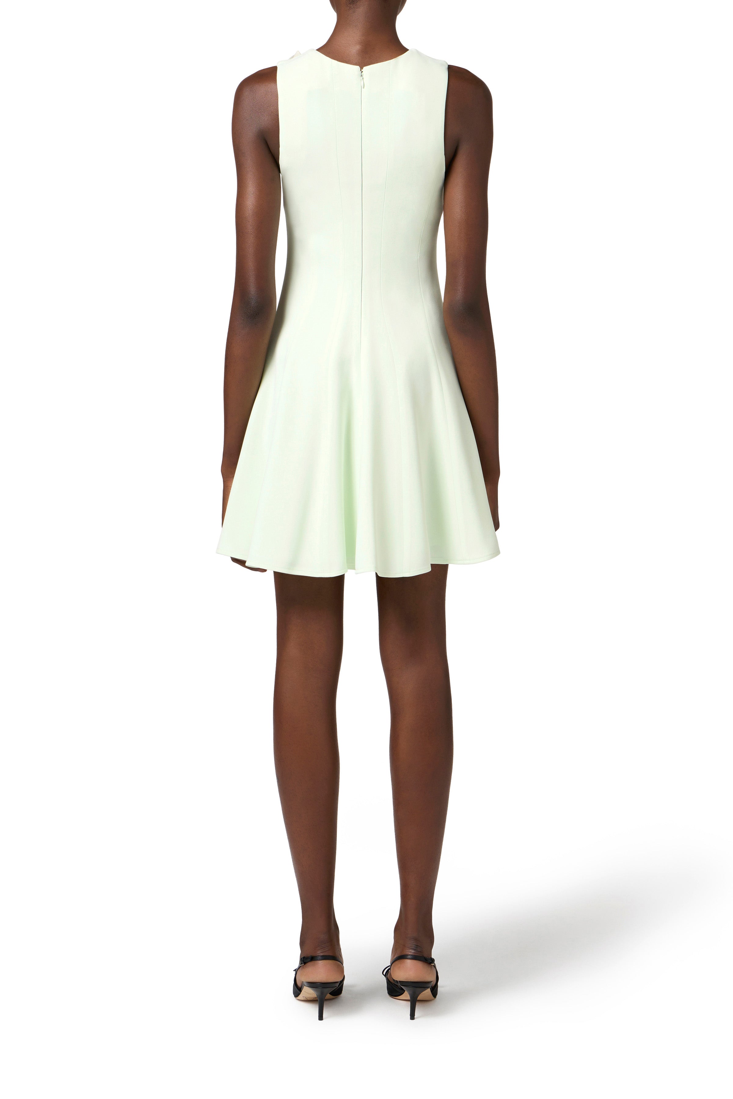 Dress in crêpe fabric with jewel belt | LAST PIECE: 40