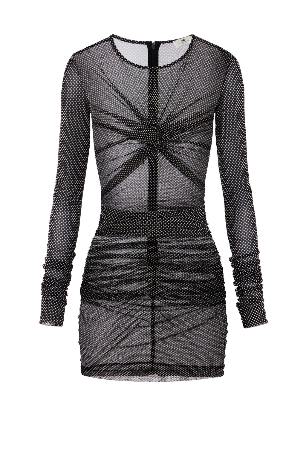 Dress in tulle fabric with polka dot print | LAST PIECE: 40