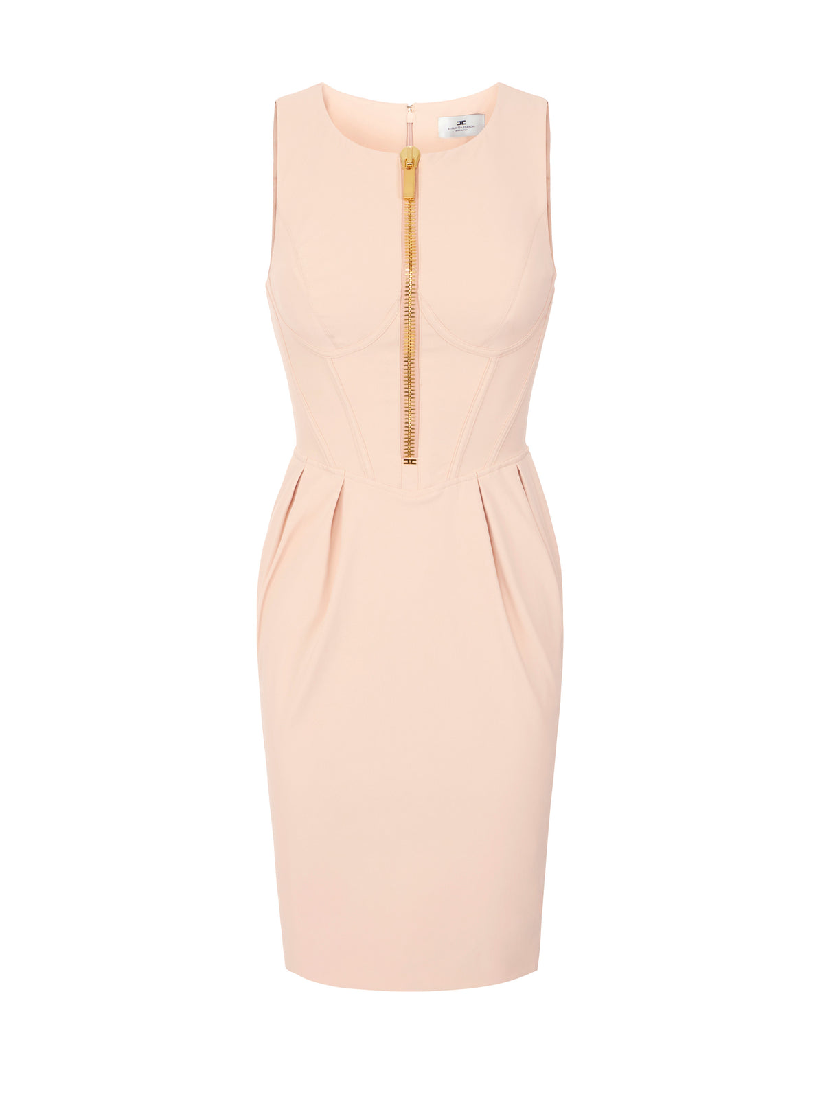 Dress in technical fabric with zip