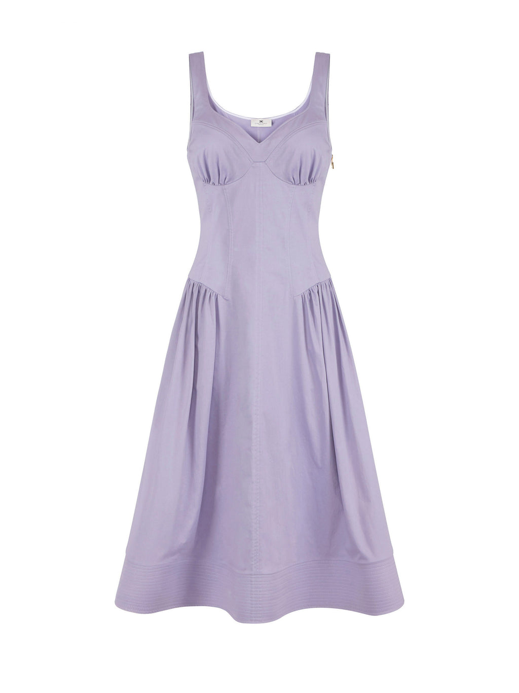 Stretch cotton dress