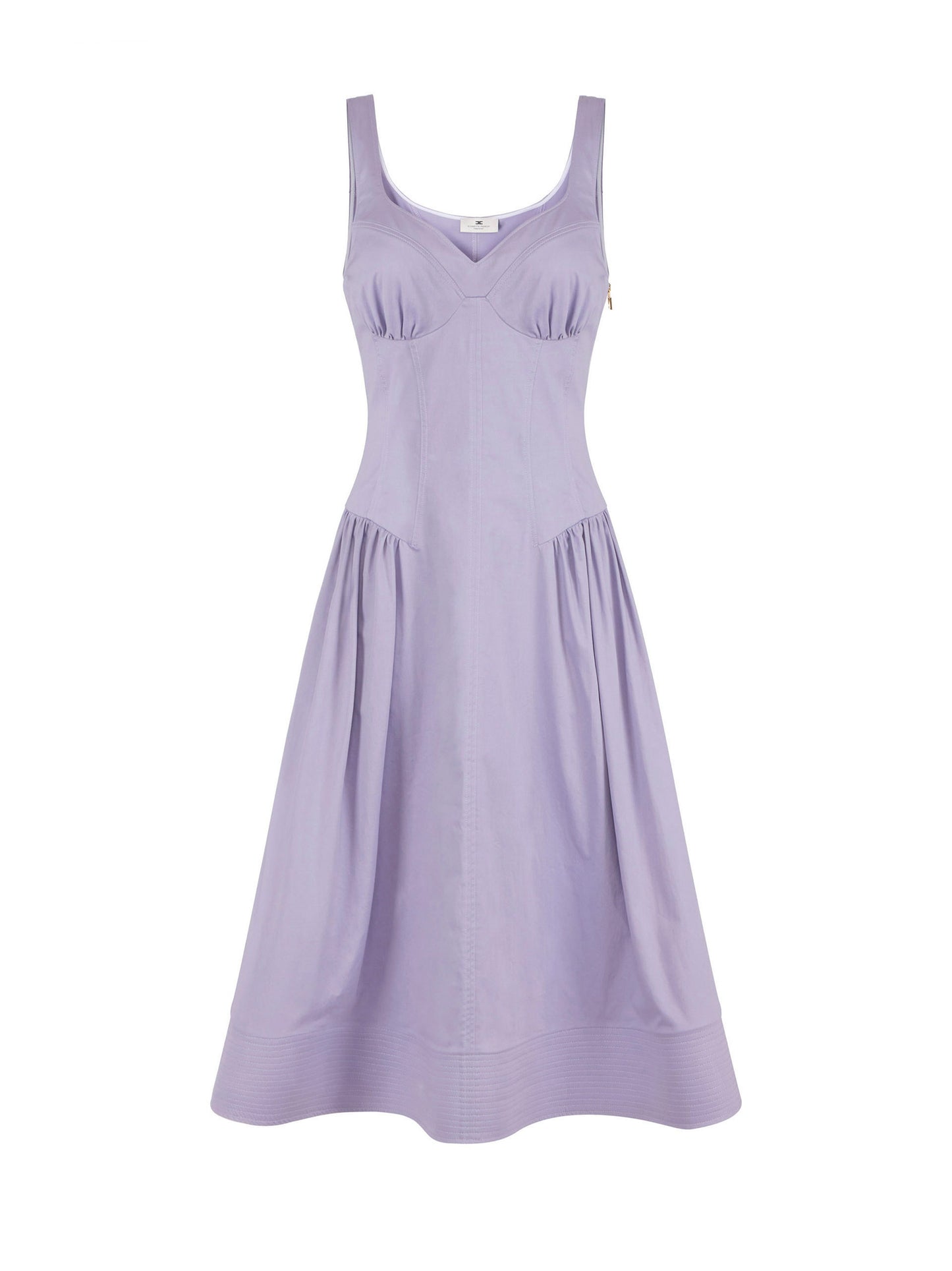 Stretch cotton dress