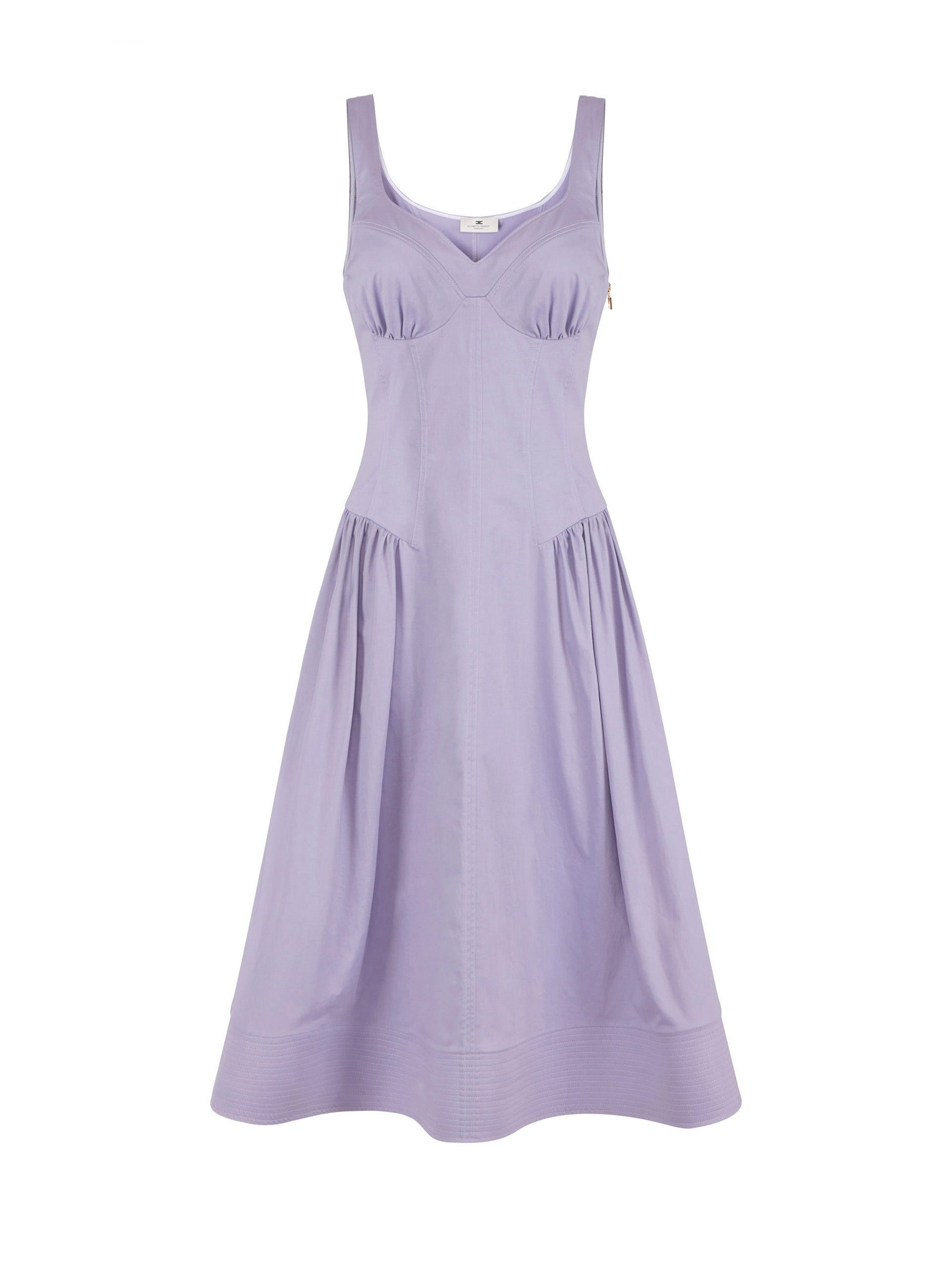 Stretch cotton dress