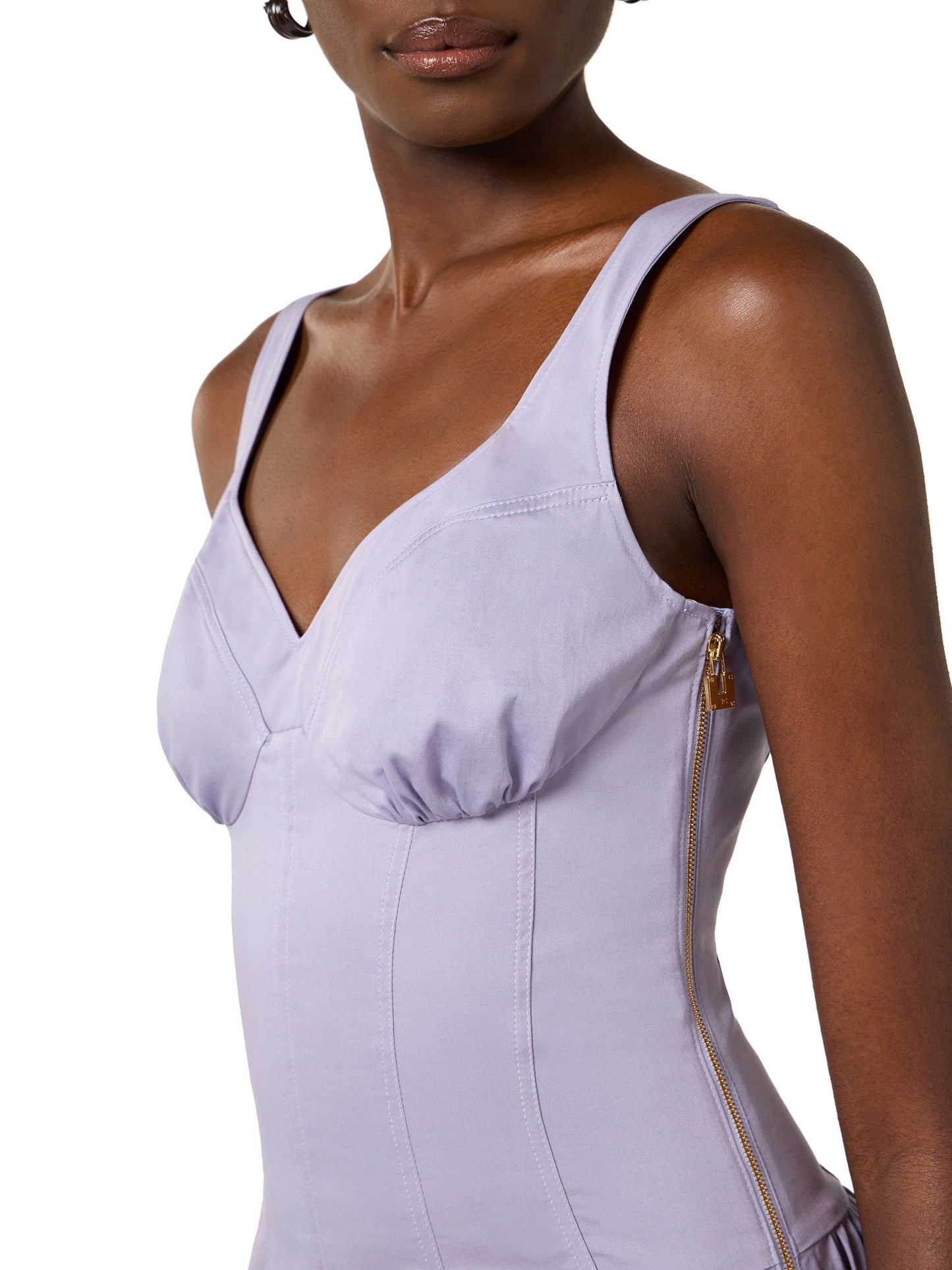 Stretch cotton dress