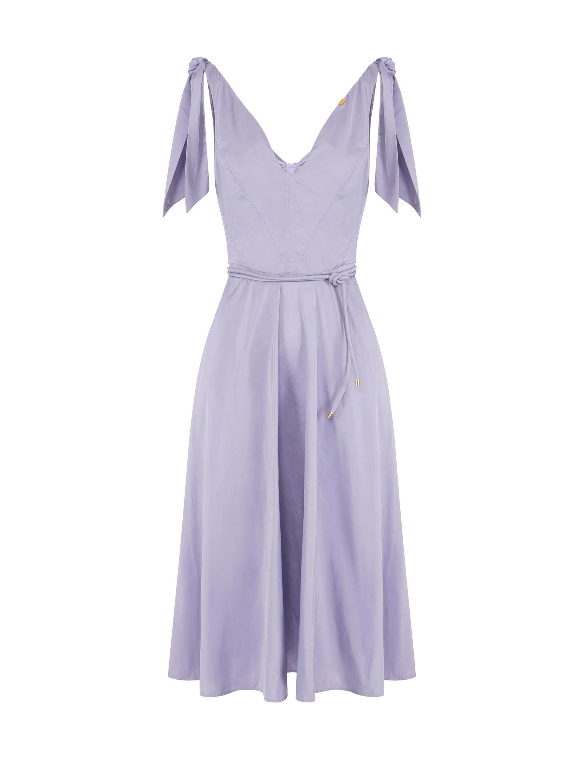 Dress in voile fabric