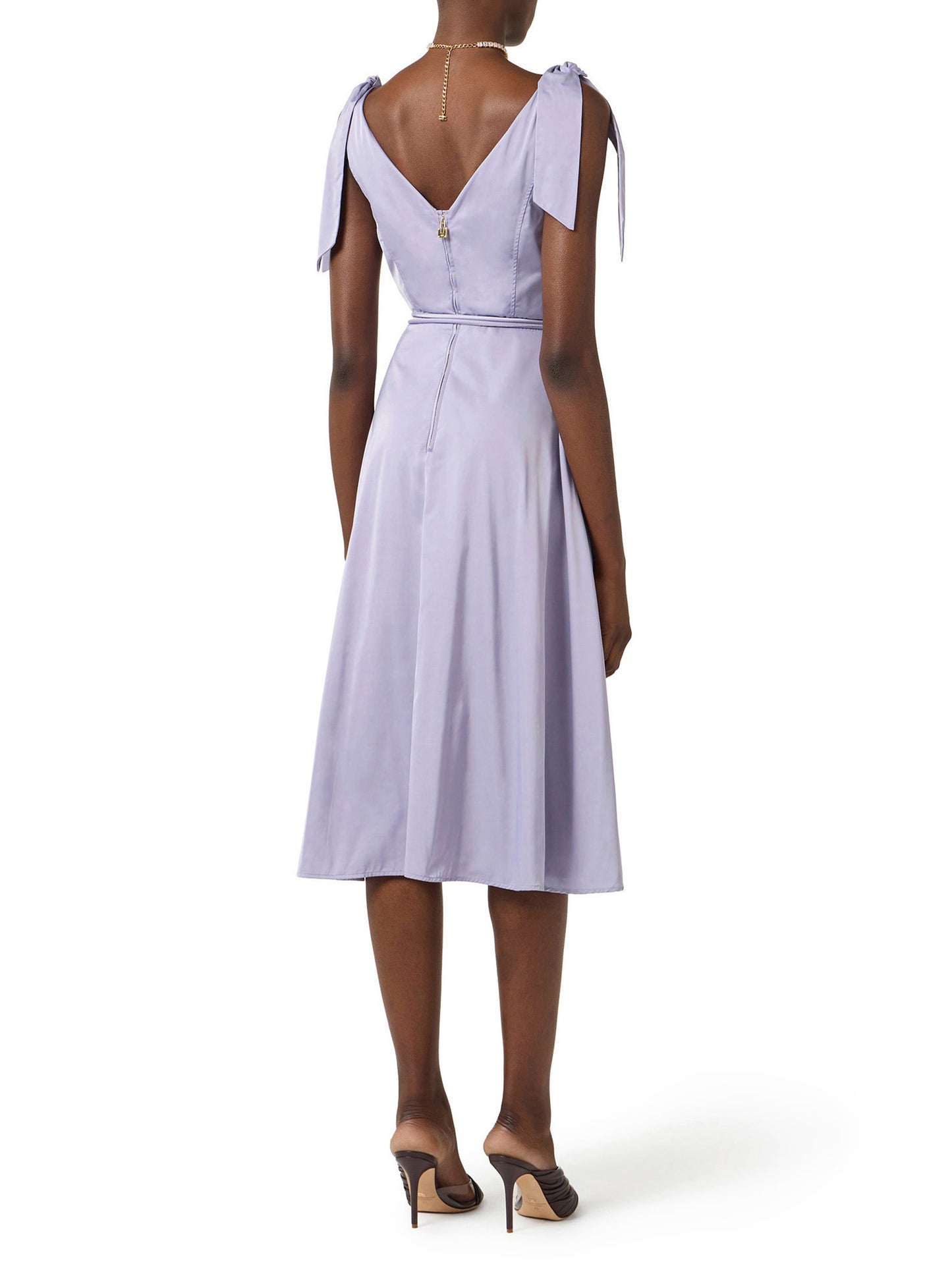 Dress in voile fabric