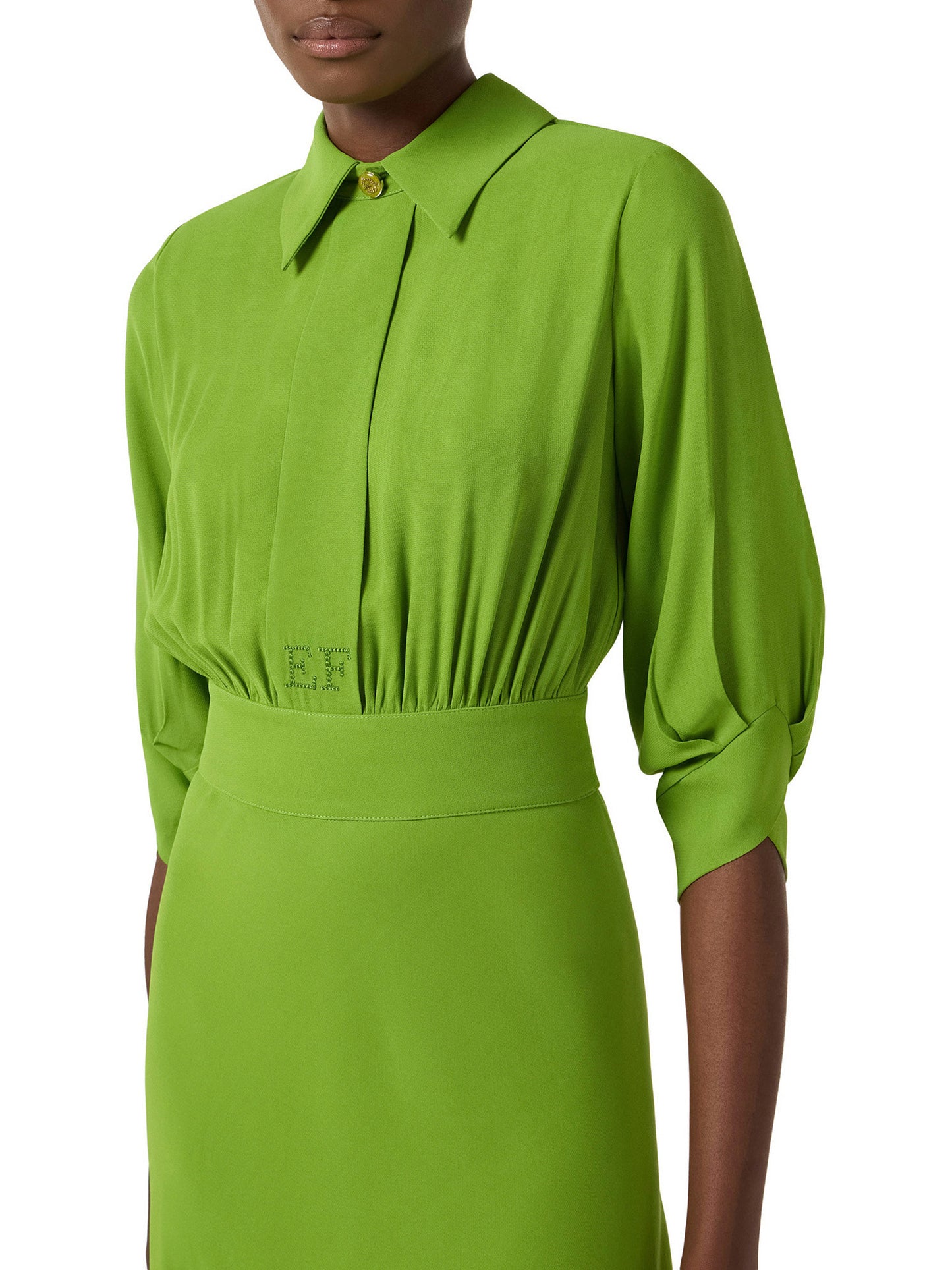 Dress in viscose Georgette fabric