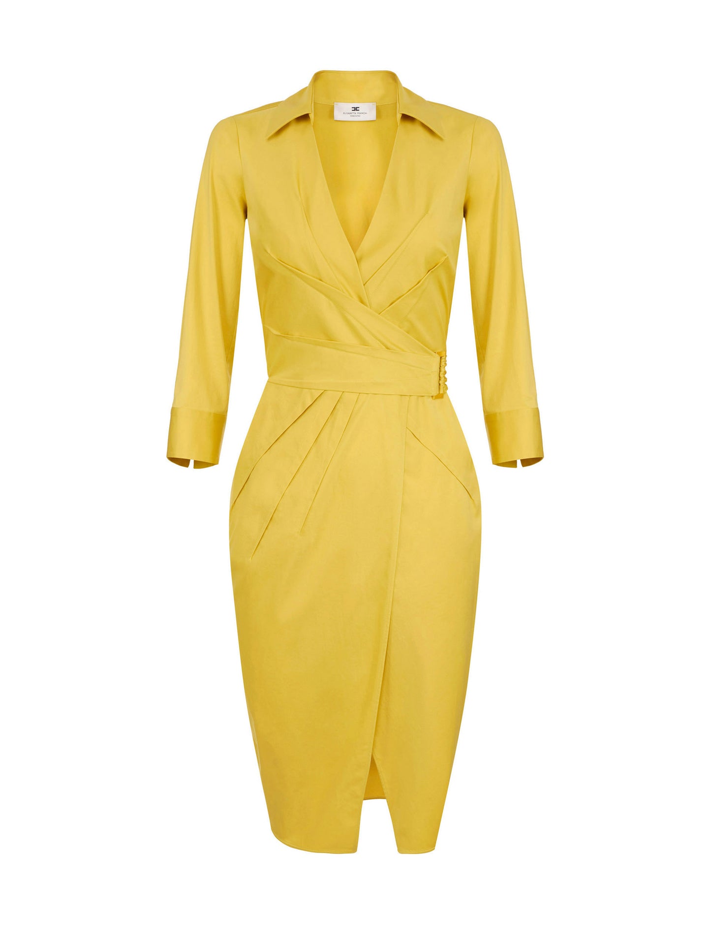 Stretch cotton dress