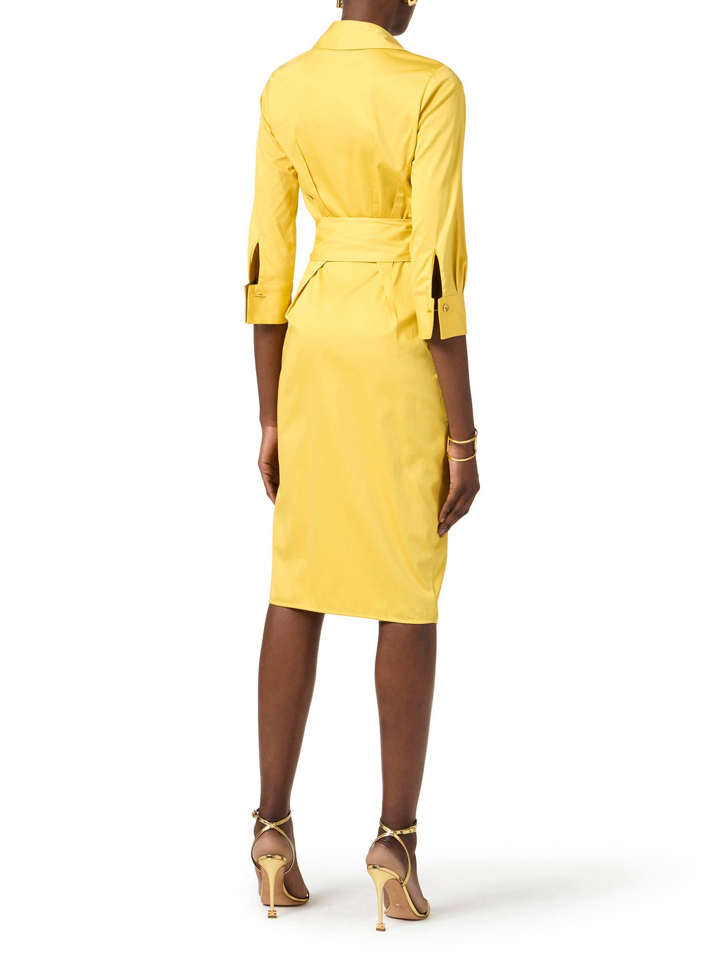 Stretch cotton dress