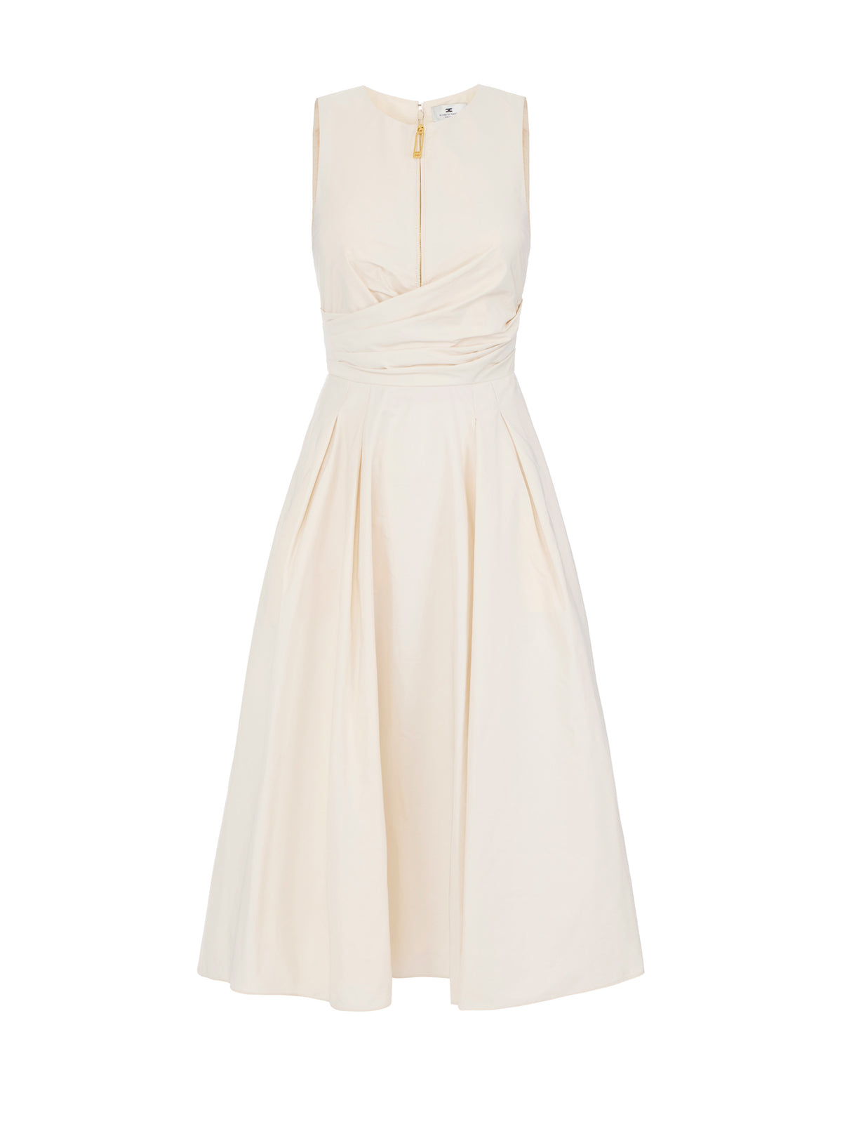 Dress in taffeta voile fabric