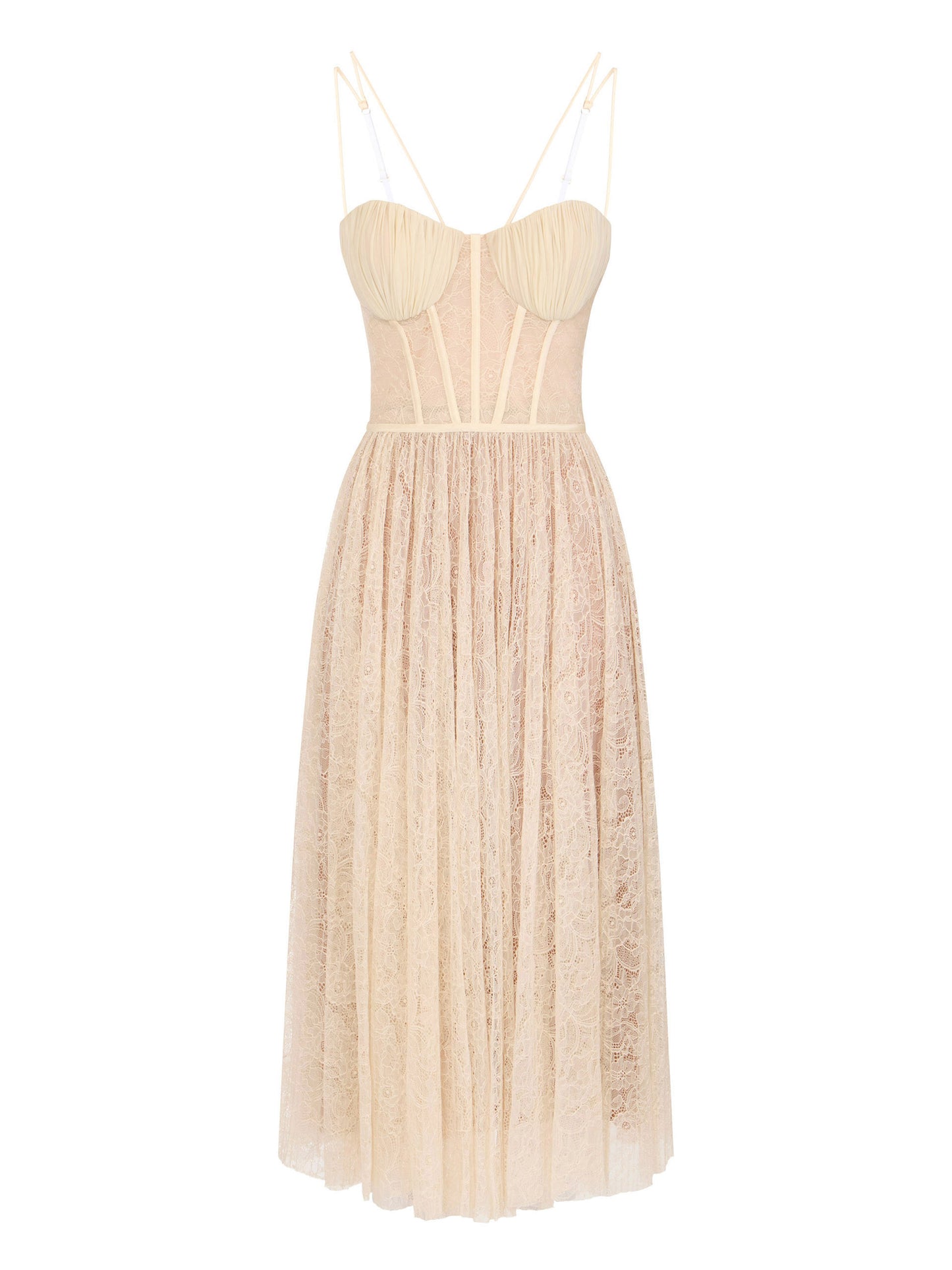 Dress in floral lace
