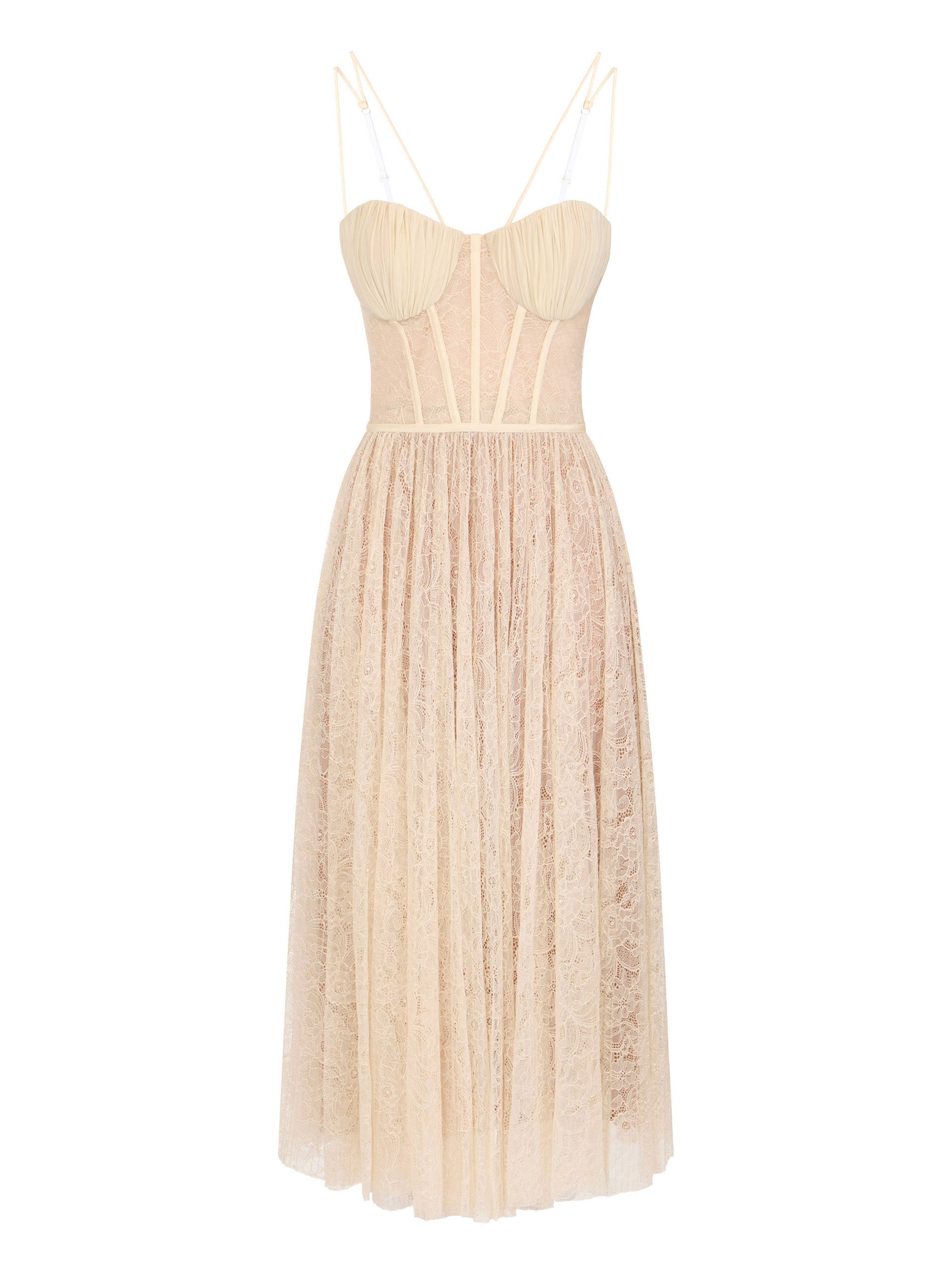Dress in floral lace