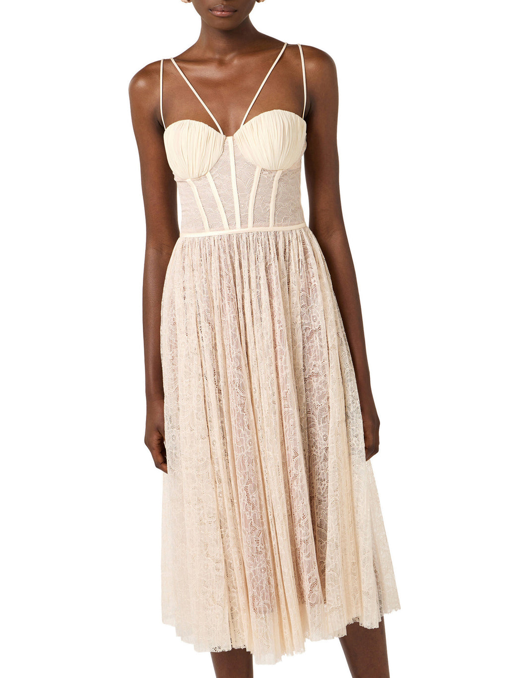 Dress in floral lace
