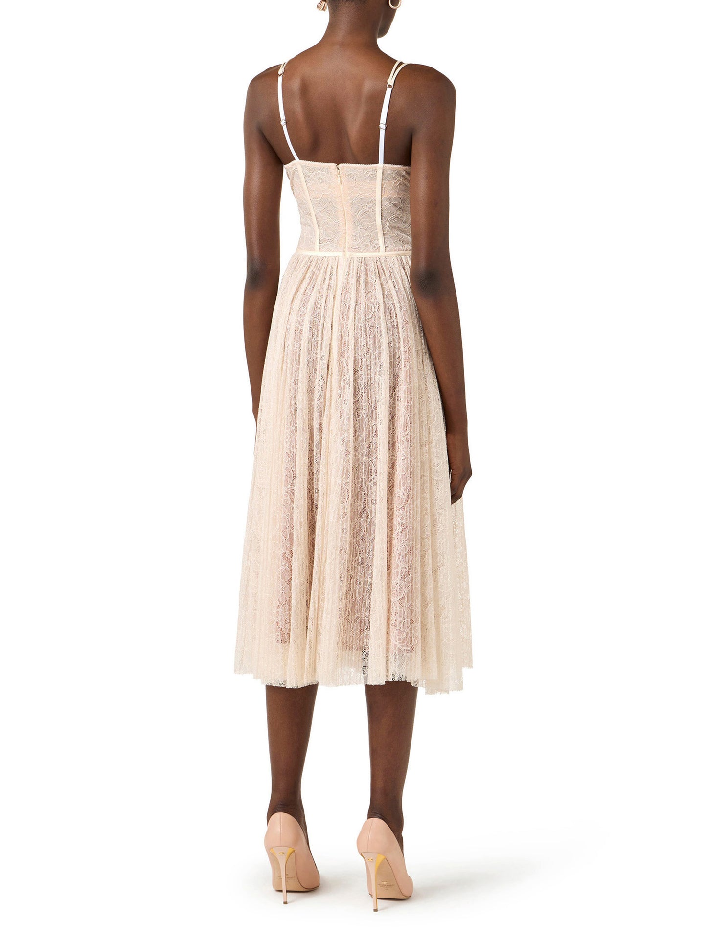 Dress in floral lace