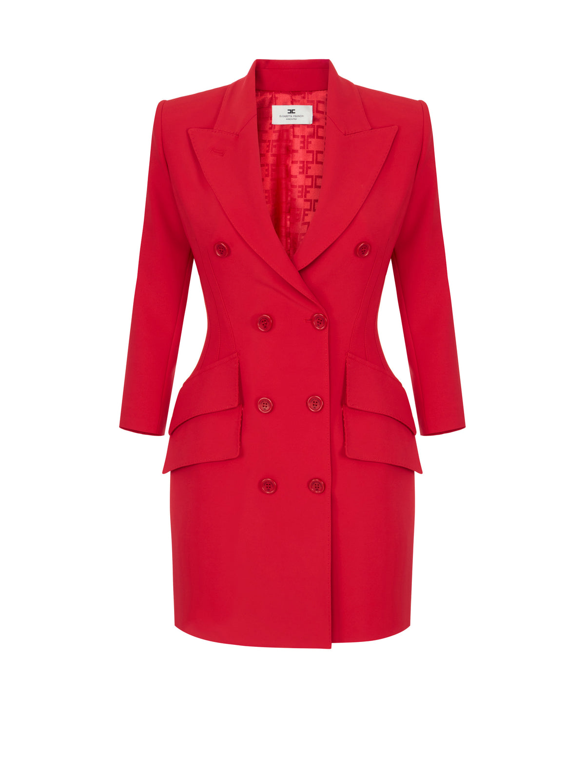Coat dress in lightweight crêpe fabric