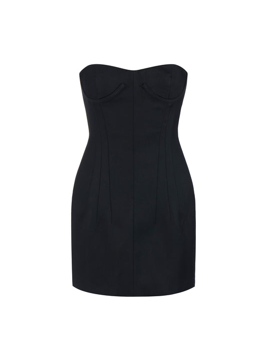 Cool wool mini dress