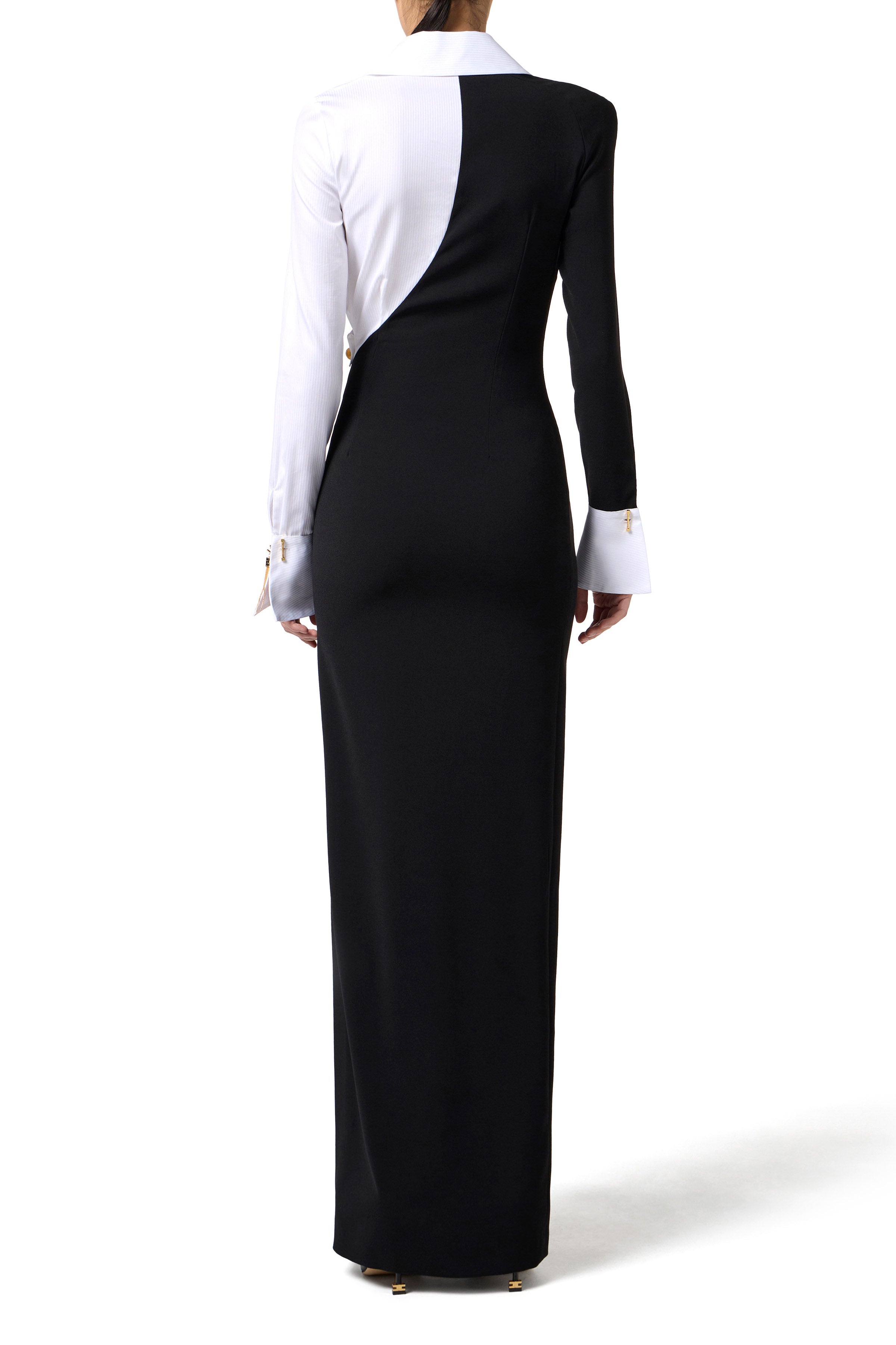 Red Carpet dress in lightweight crêpe fabric