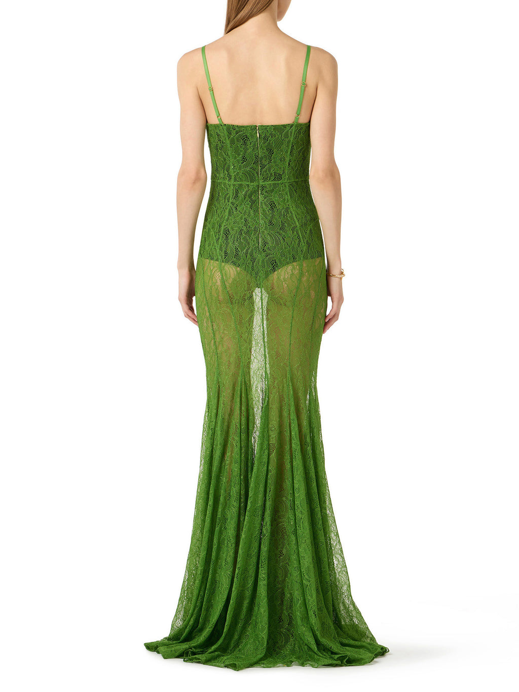 Red Carpet dress in floral lace