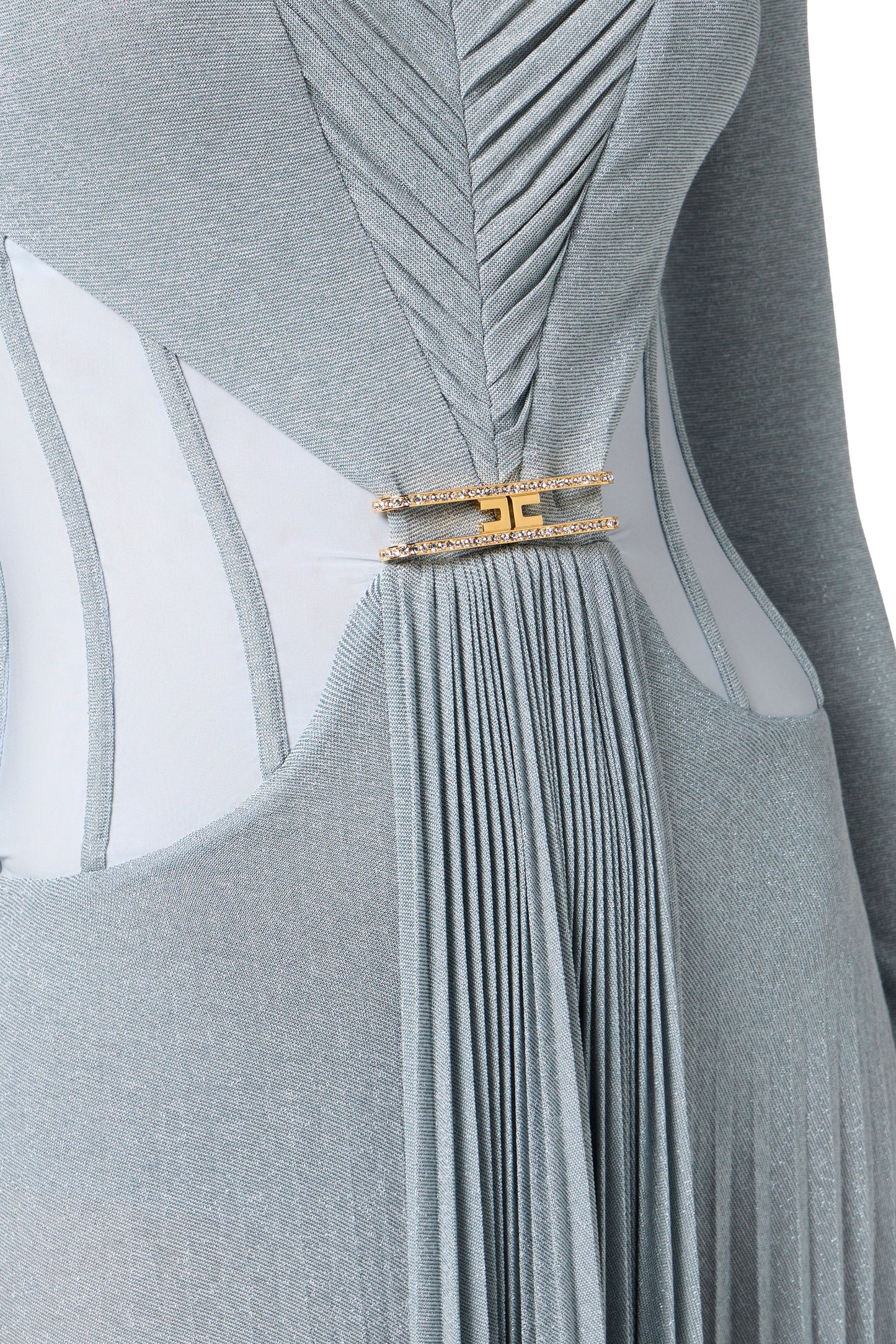 Red Carpet lurex jersey dress