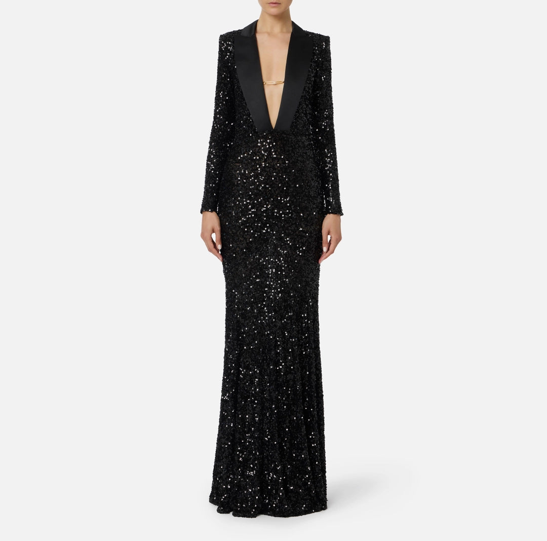 Red Carpet full sequin dress