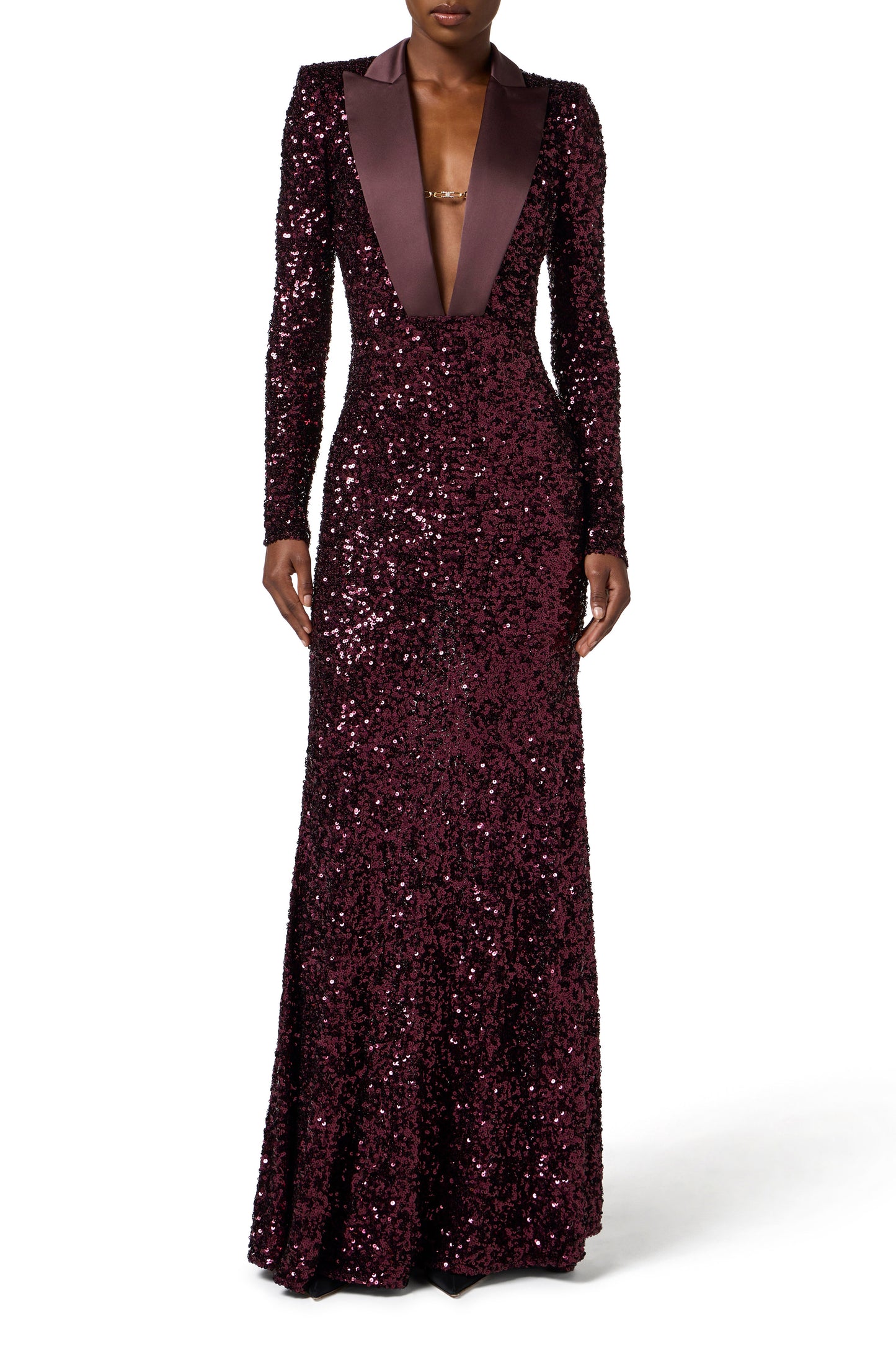 Red Carpet full sequin dress