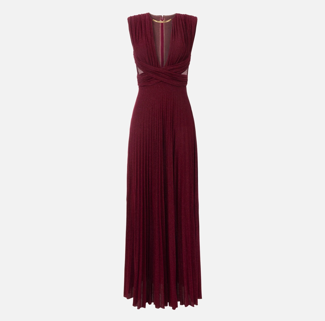 Red Carpet lurex jersey dress